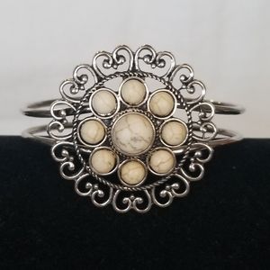 Silverado Western Cuff Floral Bracelet